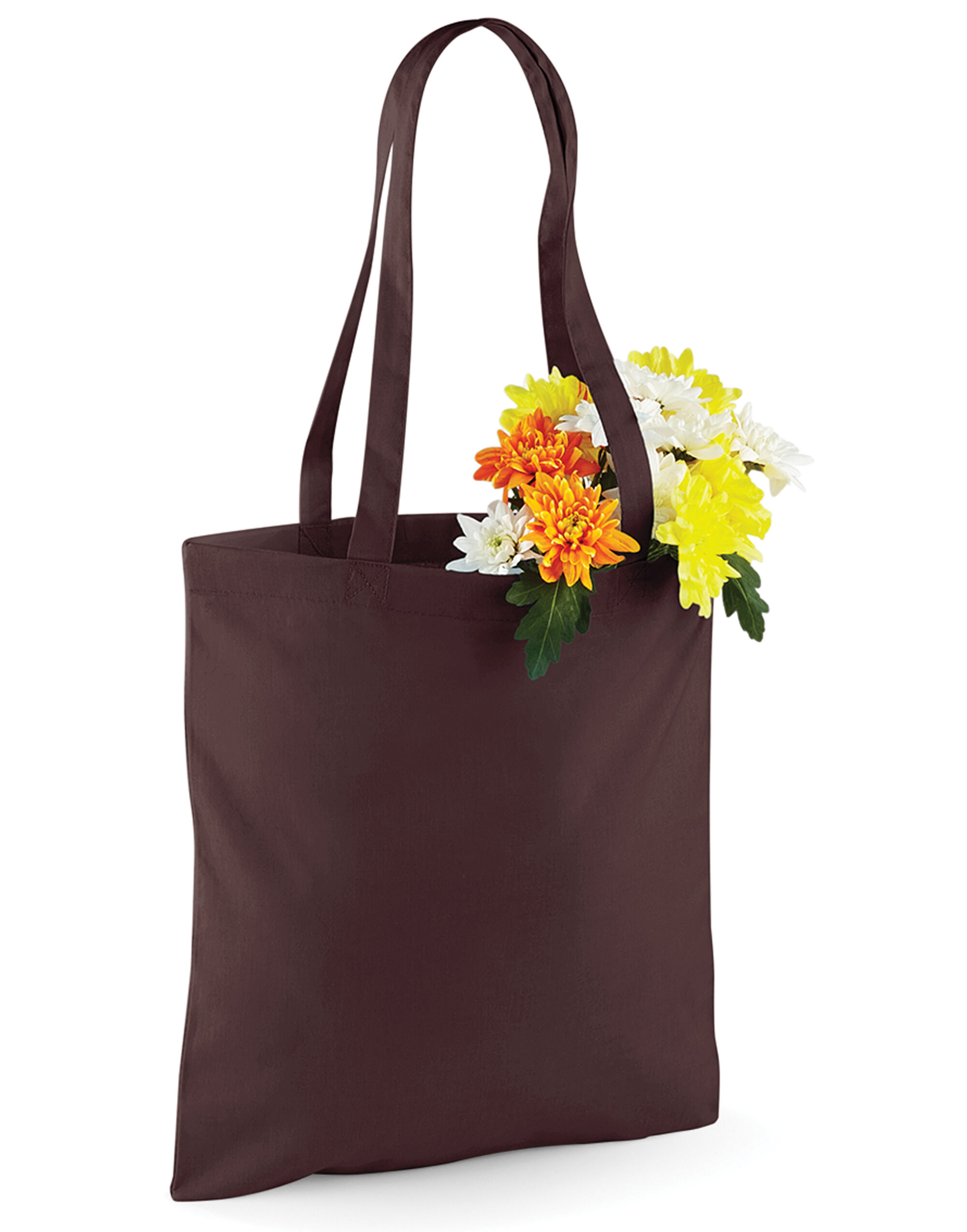 W101 Bag for Life Long Handles Chocolate
