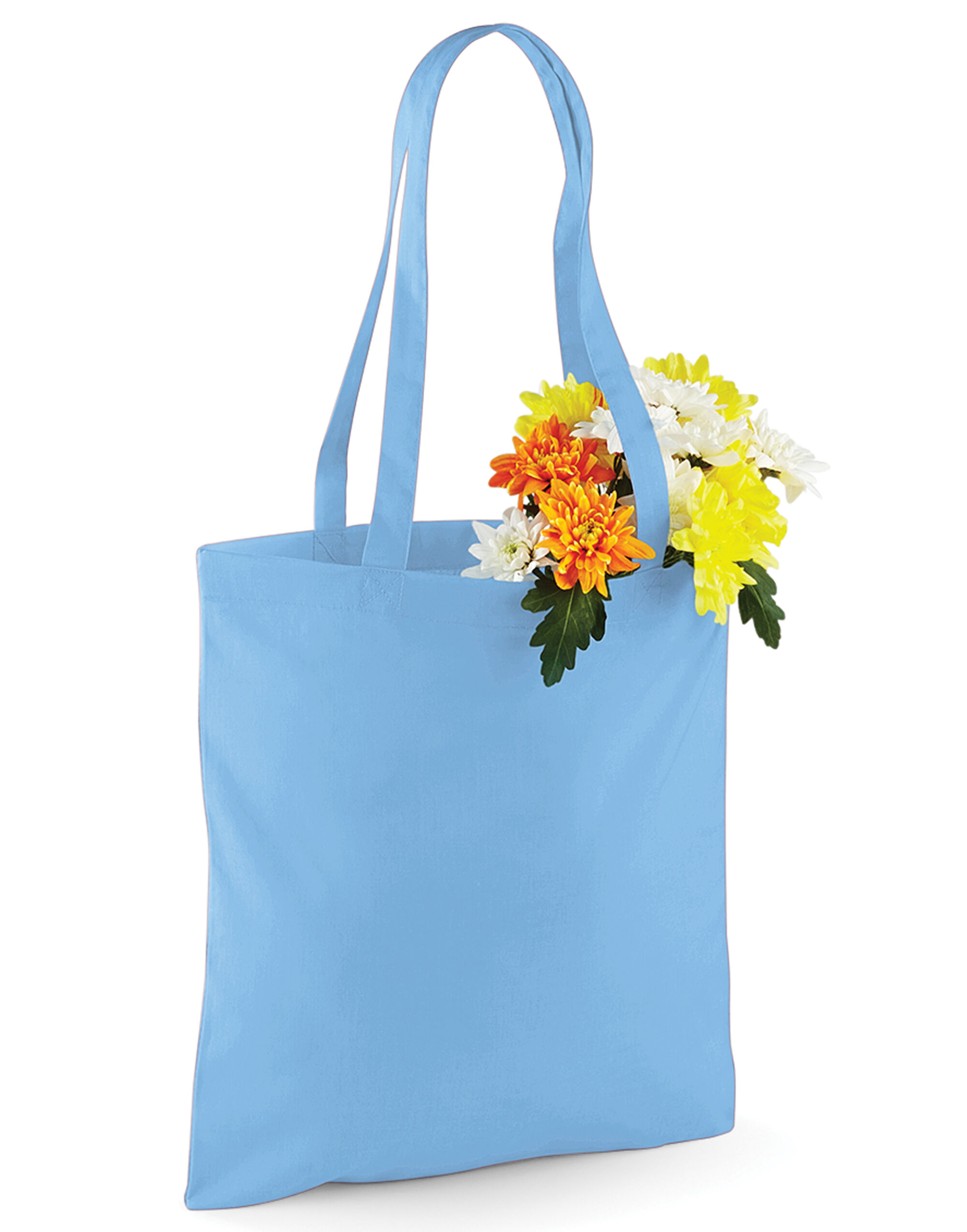 W101 Bag for Life Long Handles Sky Blue