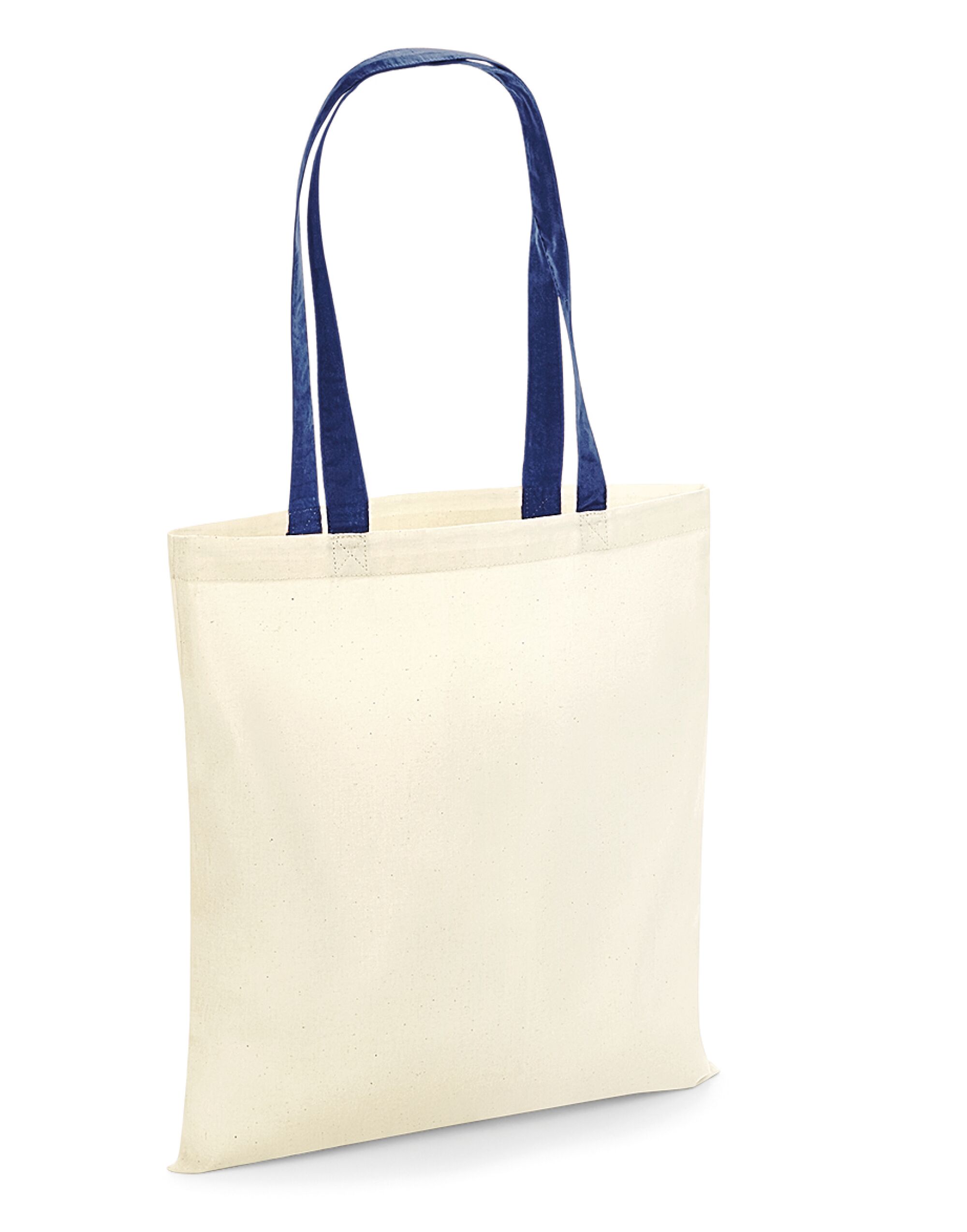 W101C Bag 4 Life - Contrast Handle Natural/French Navy