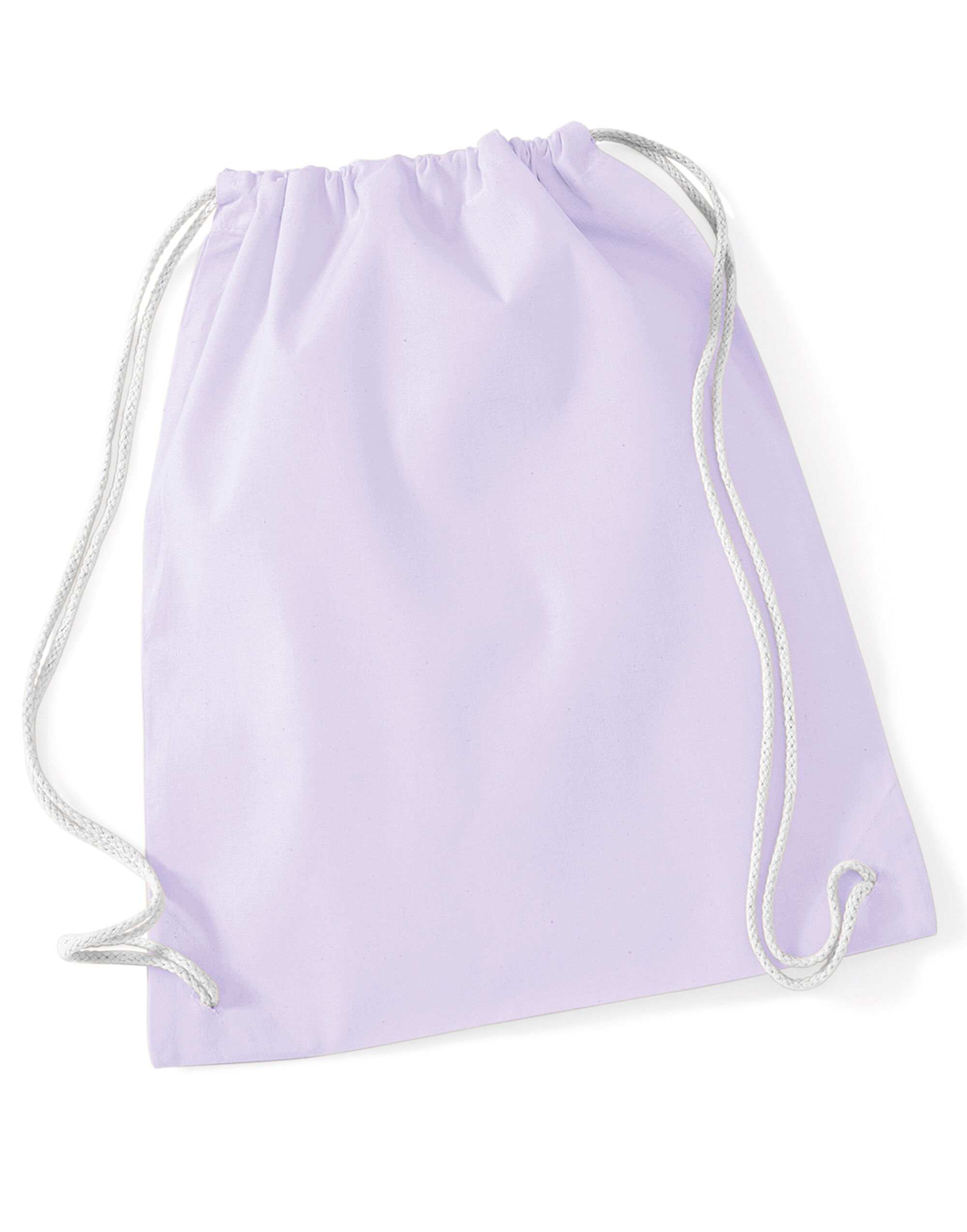 W110 Cotton Gymsac Lavender/White