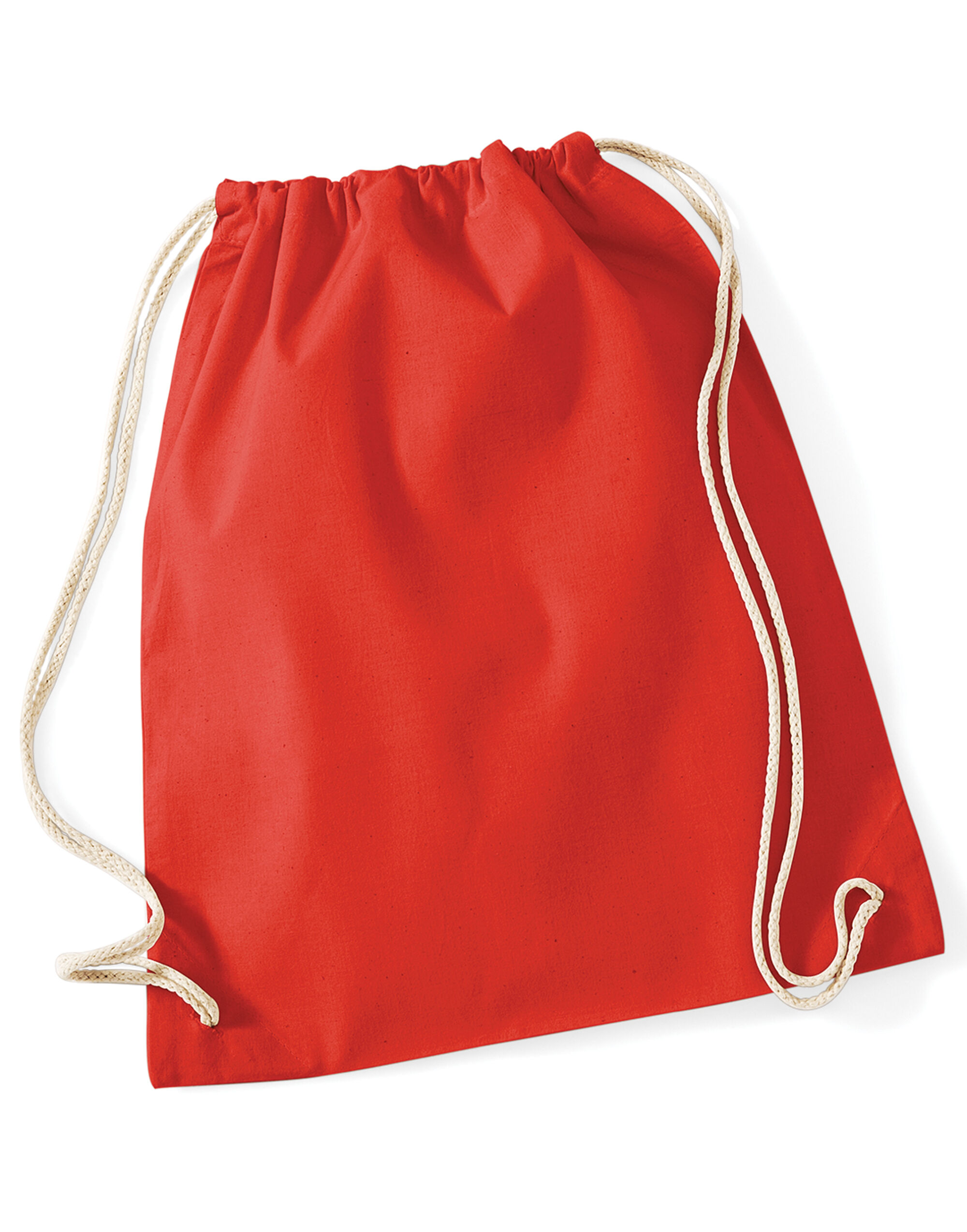 W110 Cotton Gymsac Bright Red