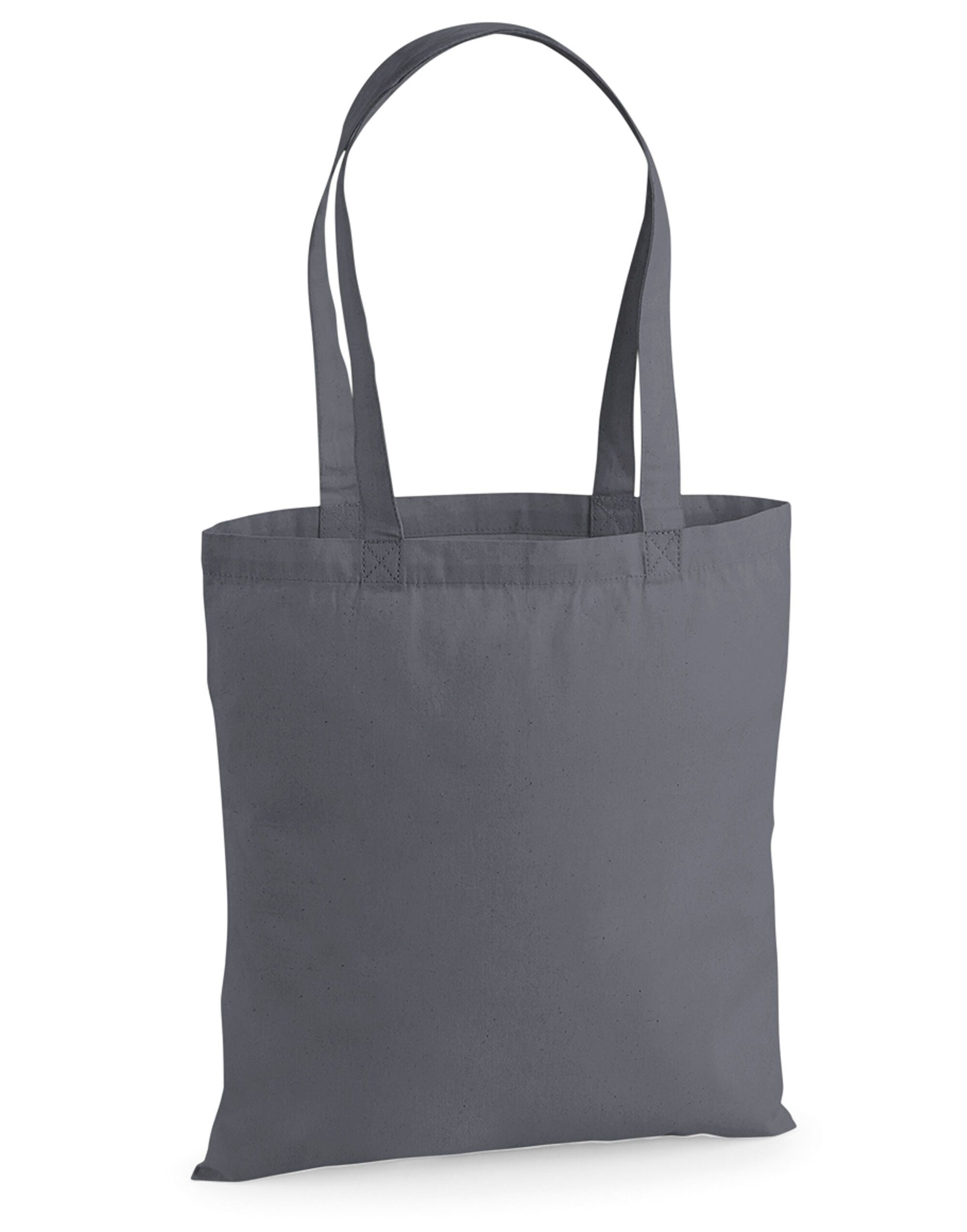 W201 Premium Cotton Tote Graphite Grey