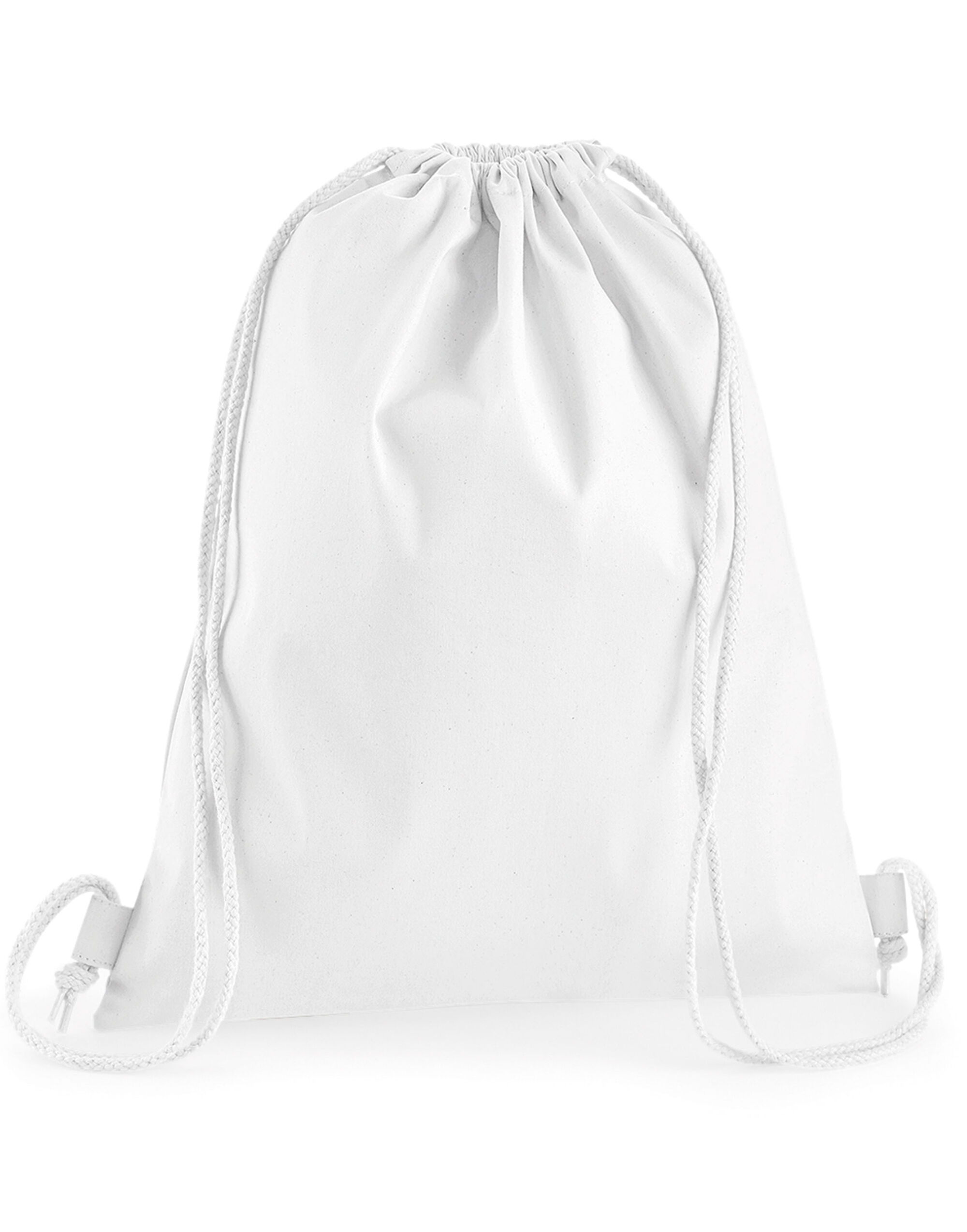 W210 Premium Cotton Gymsac White