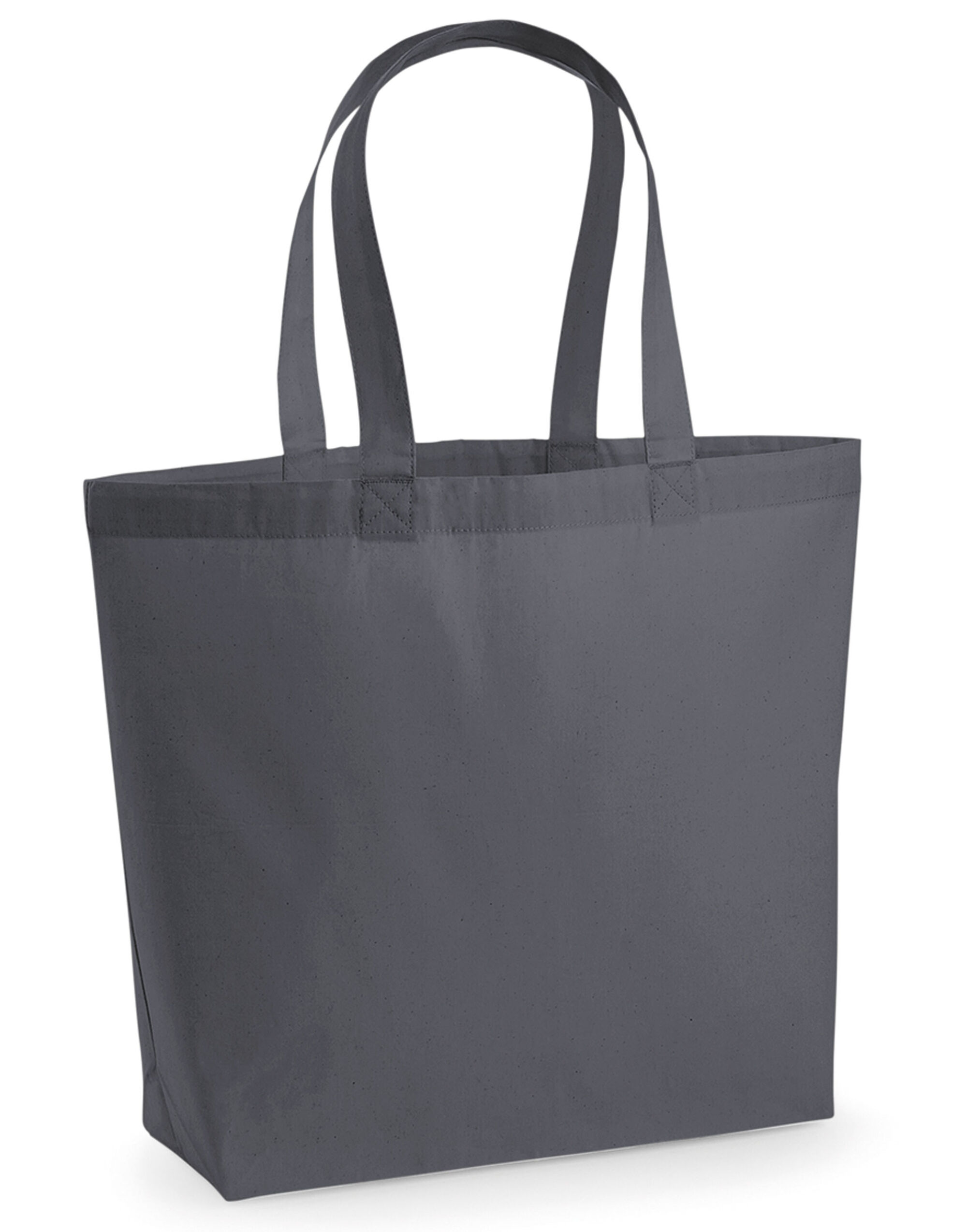 W225 Premium Cotton Maxi Tote Graphite Grey