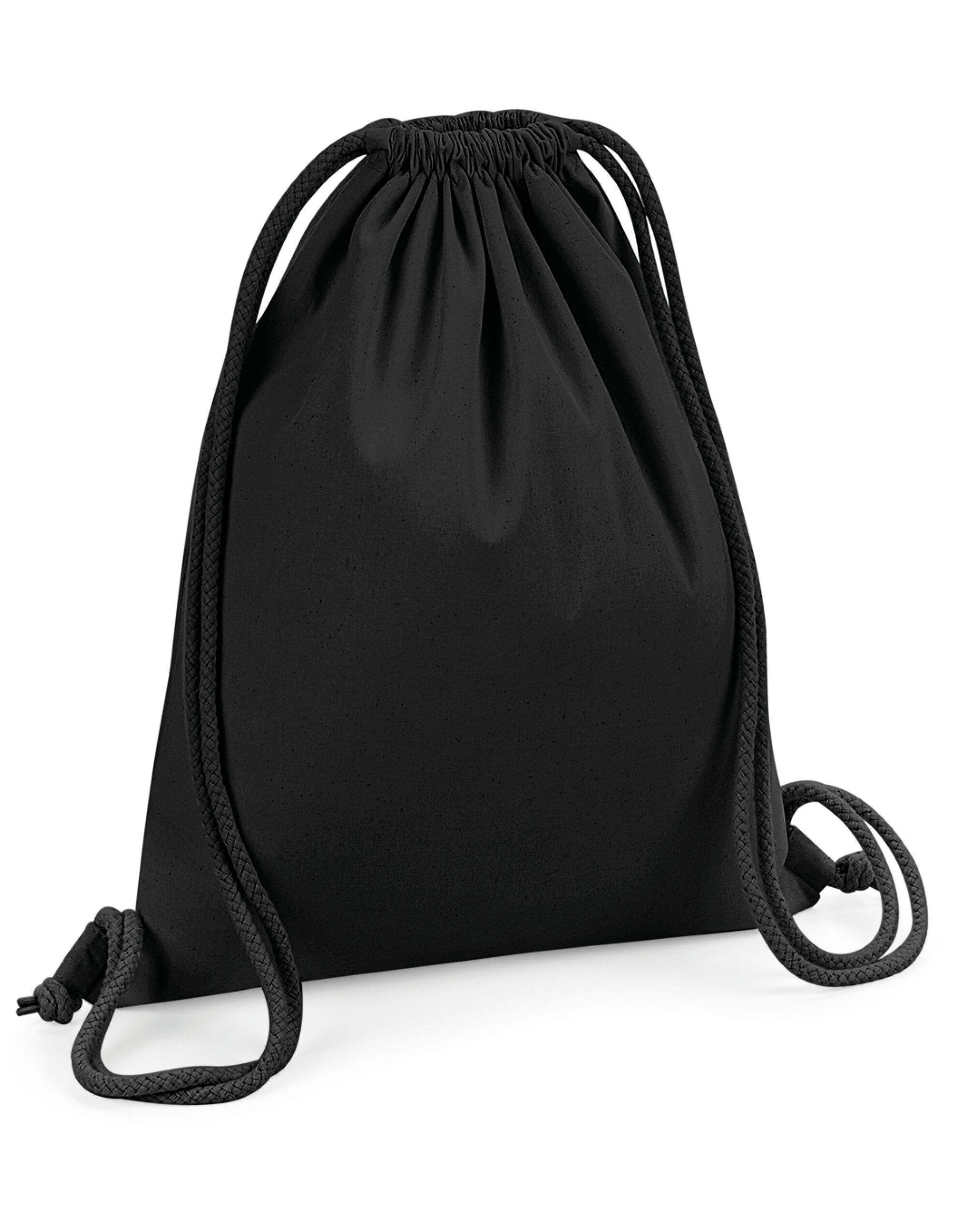 W260 Organic Premium Cotton Gymsac Black