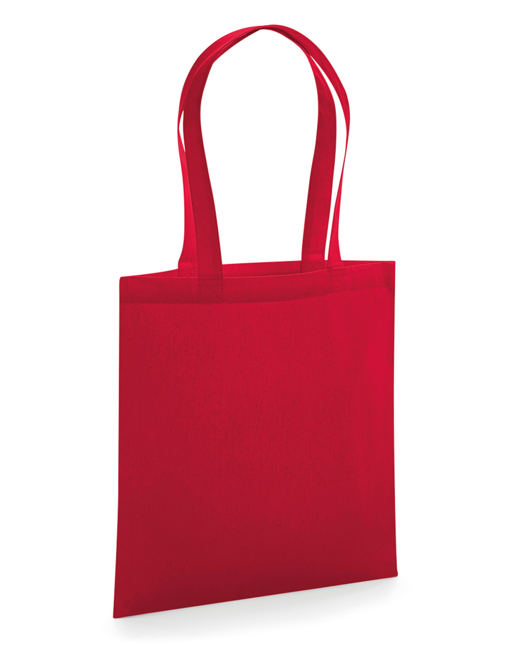 W261 Organic Premium Cotton Tote Classic Red