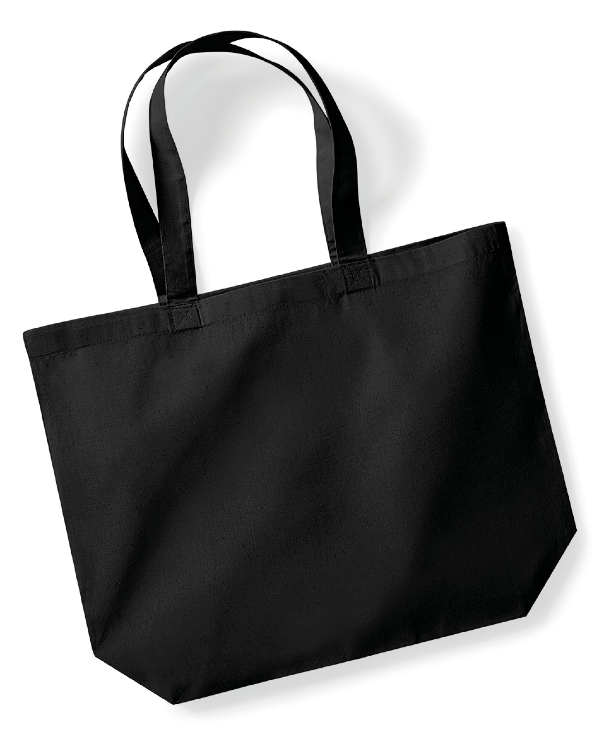 W265 Organic Premium Cotton Maxi Tote Black
