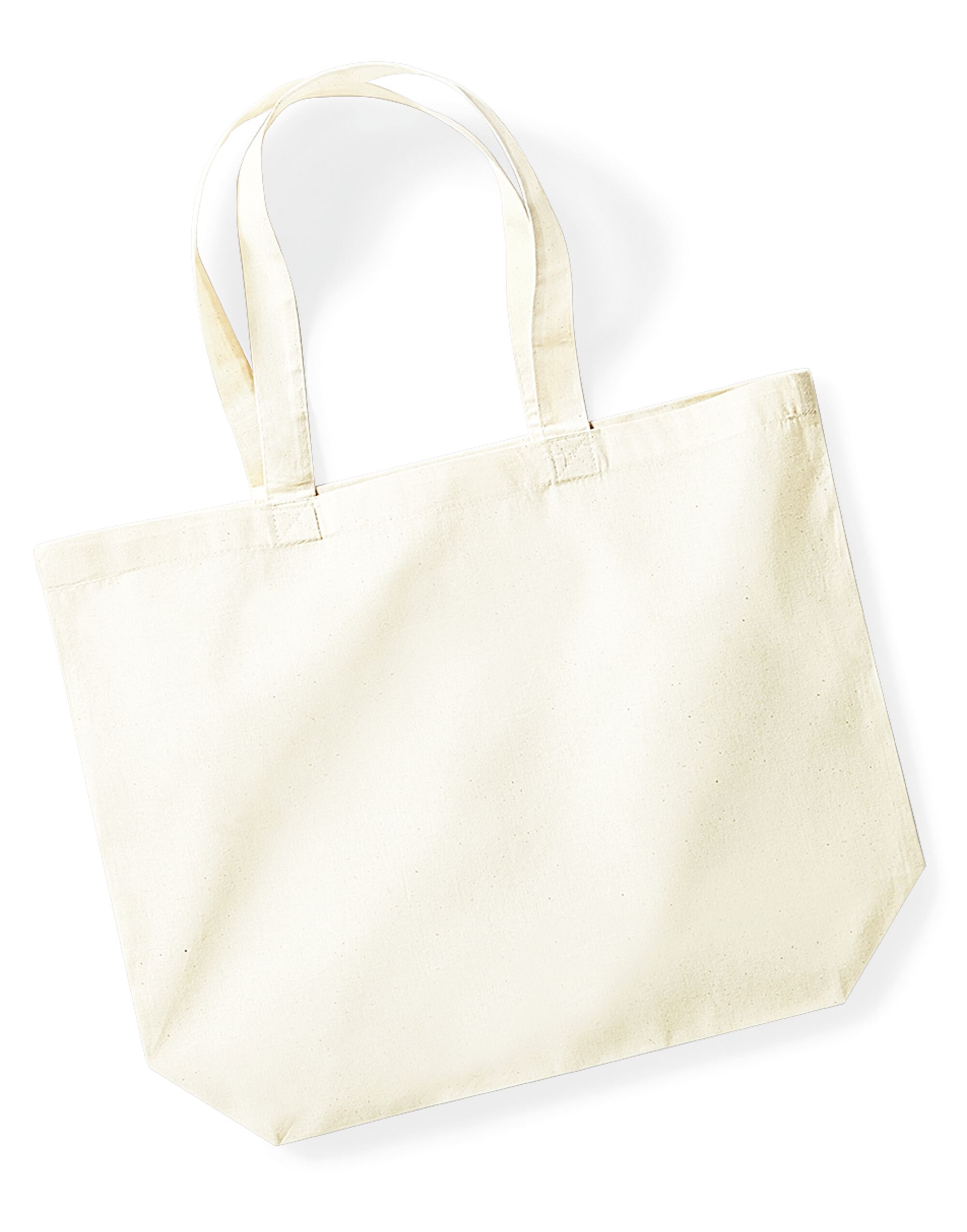 W265 Organic Premium Cotton Maxi Tote Natural