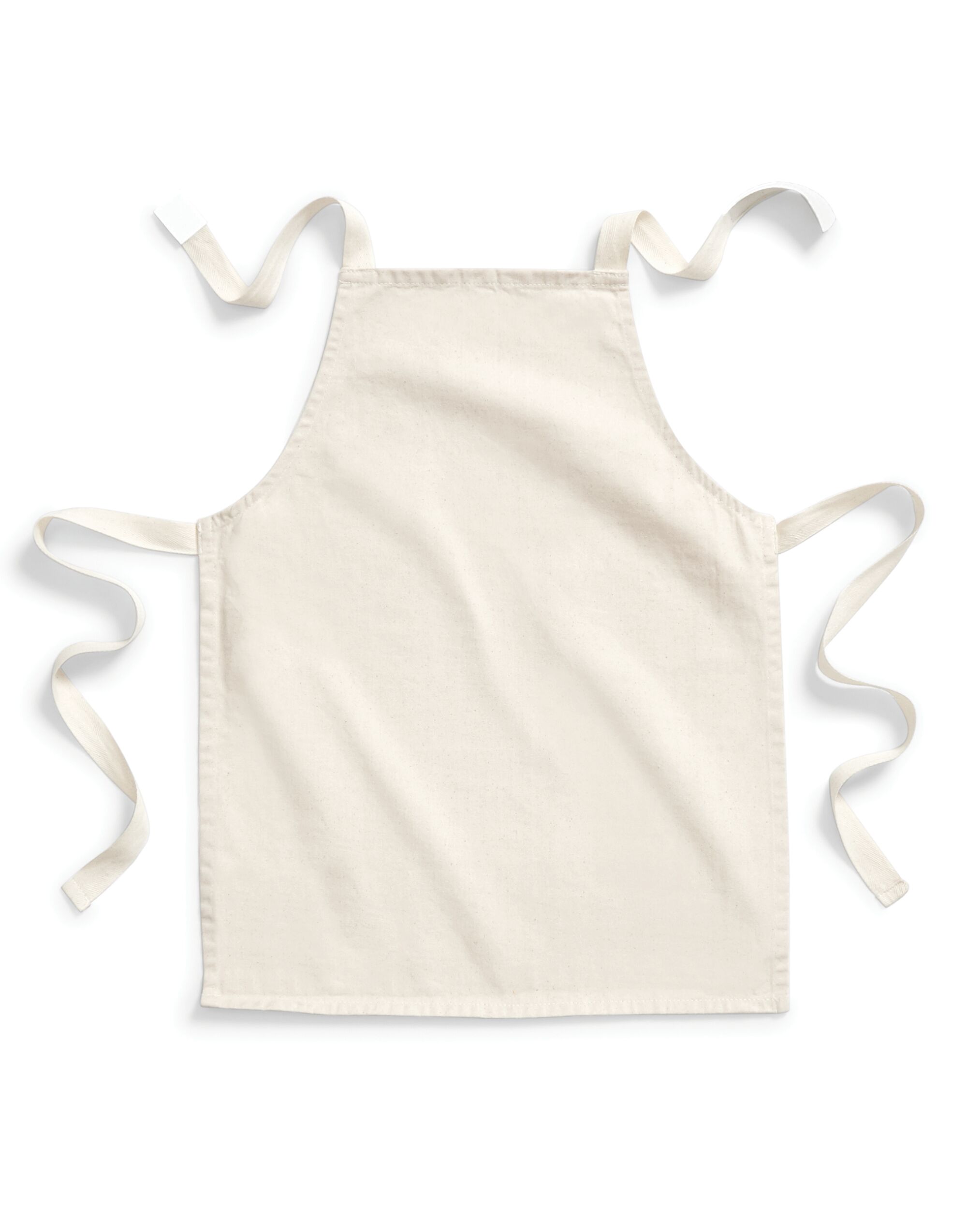 W362 FairTrade Cotton Junior Apron Natural