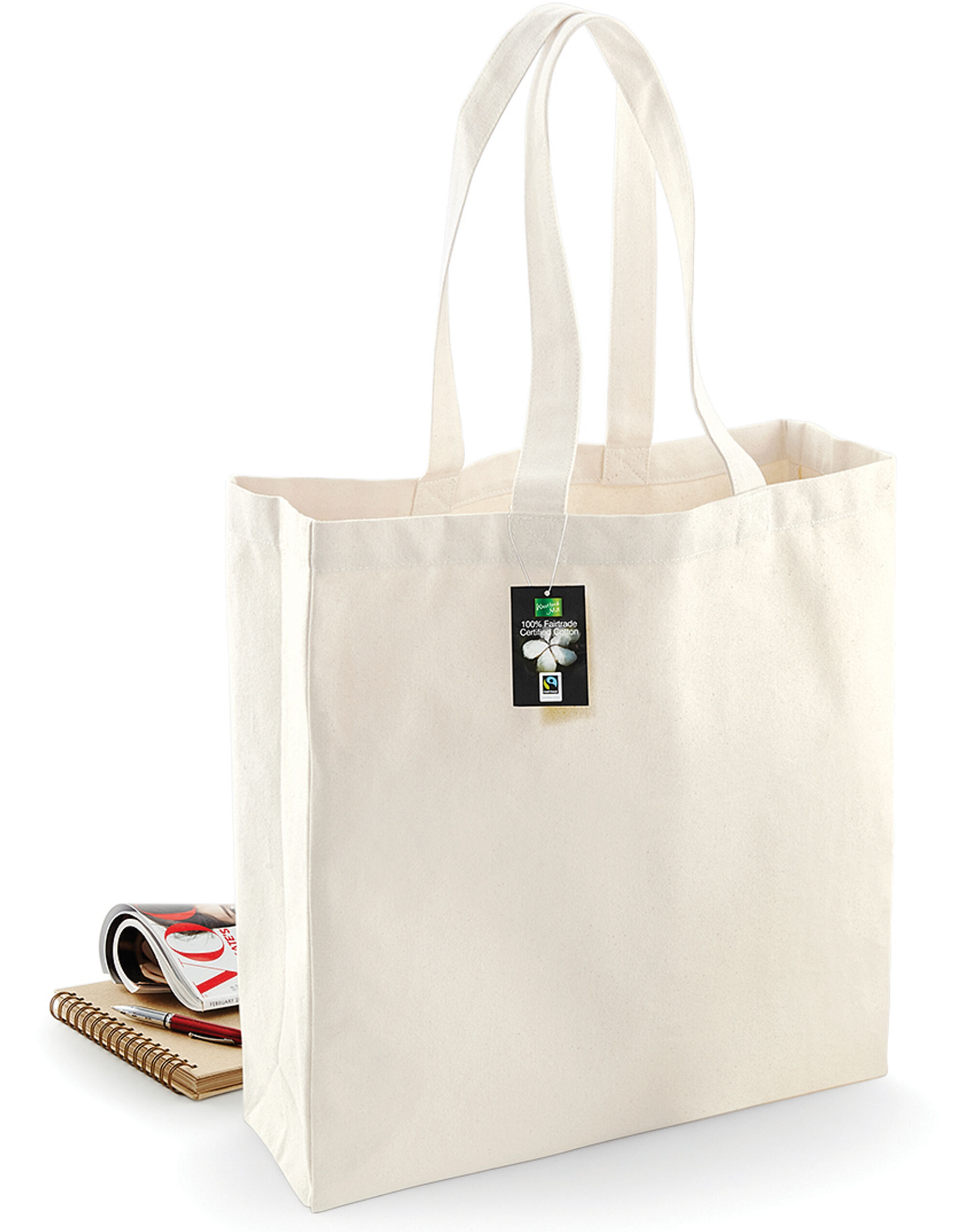W623 Fairtrade Cotton Classic Shopper Natural
