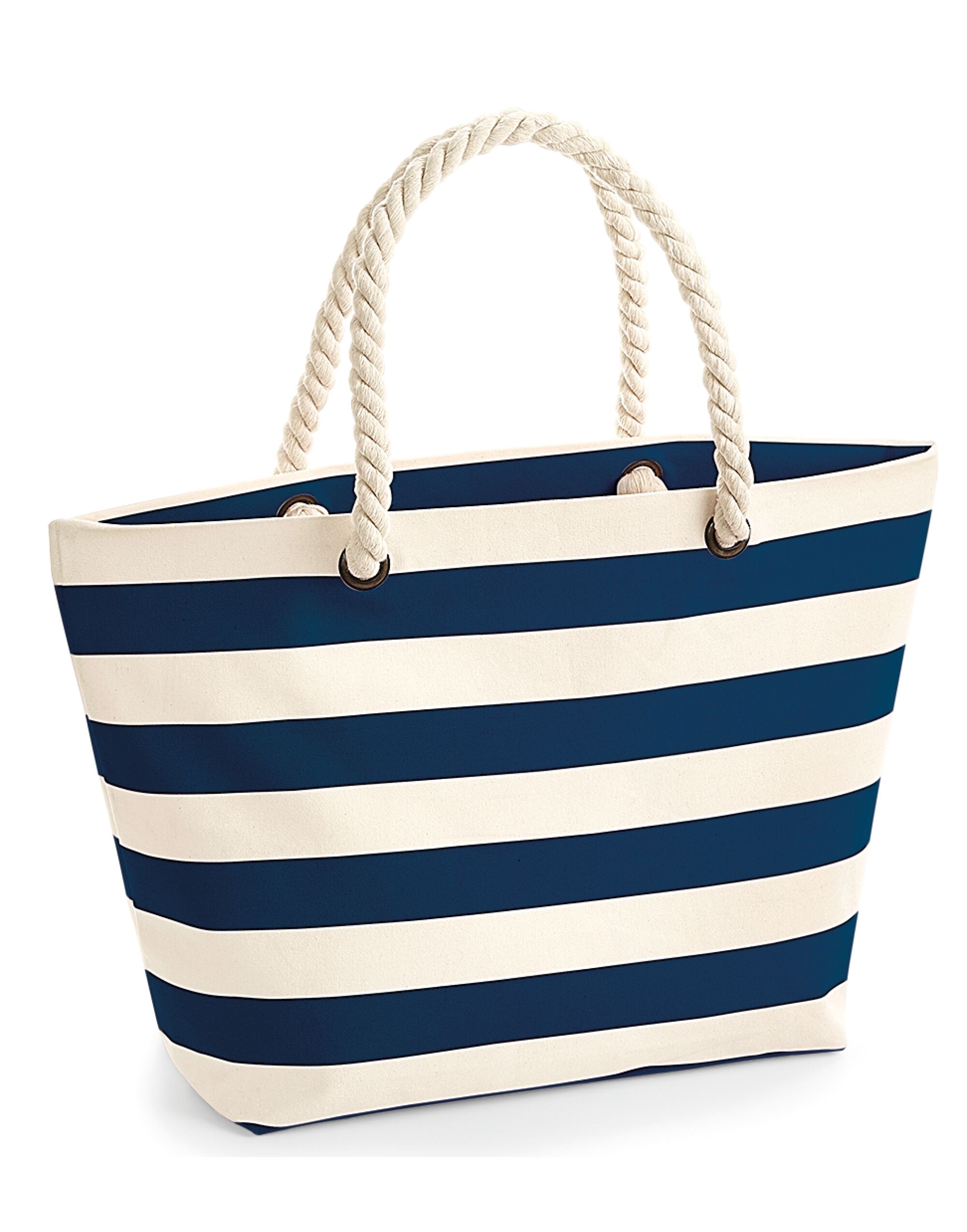 W680 Nautical Beach Bag Natural/Navy