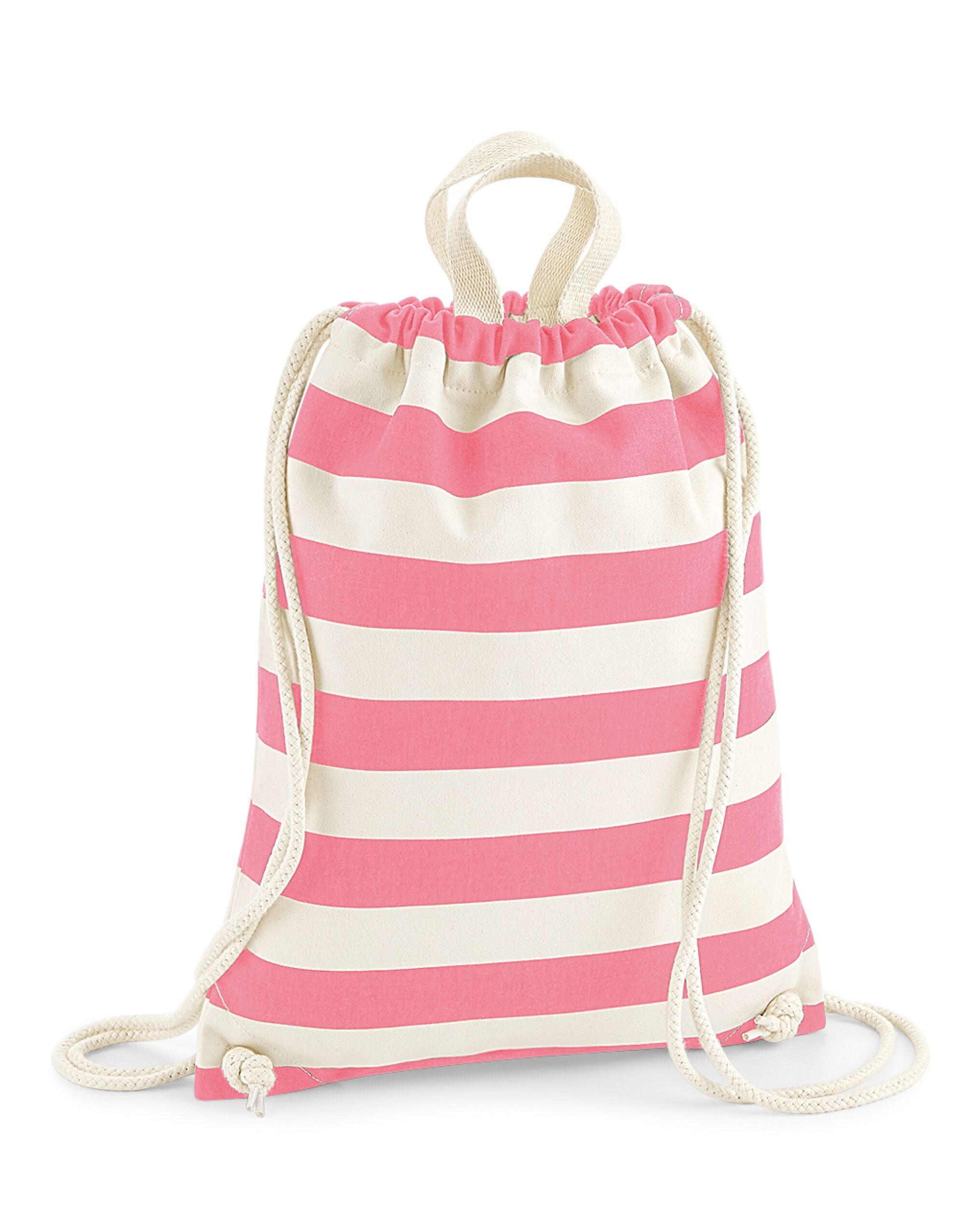 W686 Nautical Gymsac Natural/ Pink