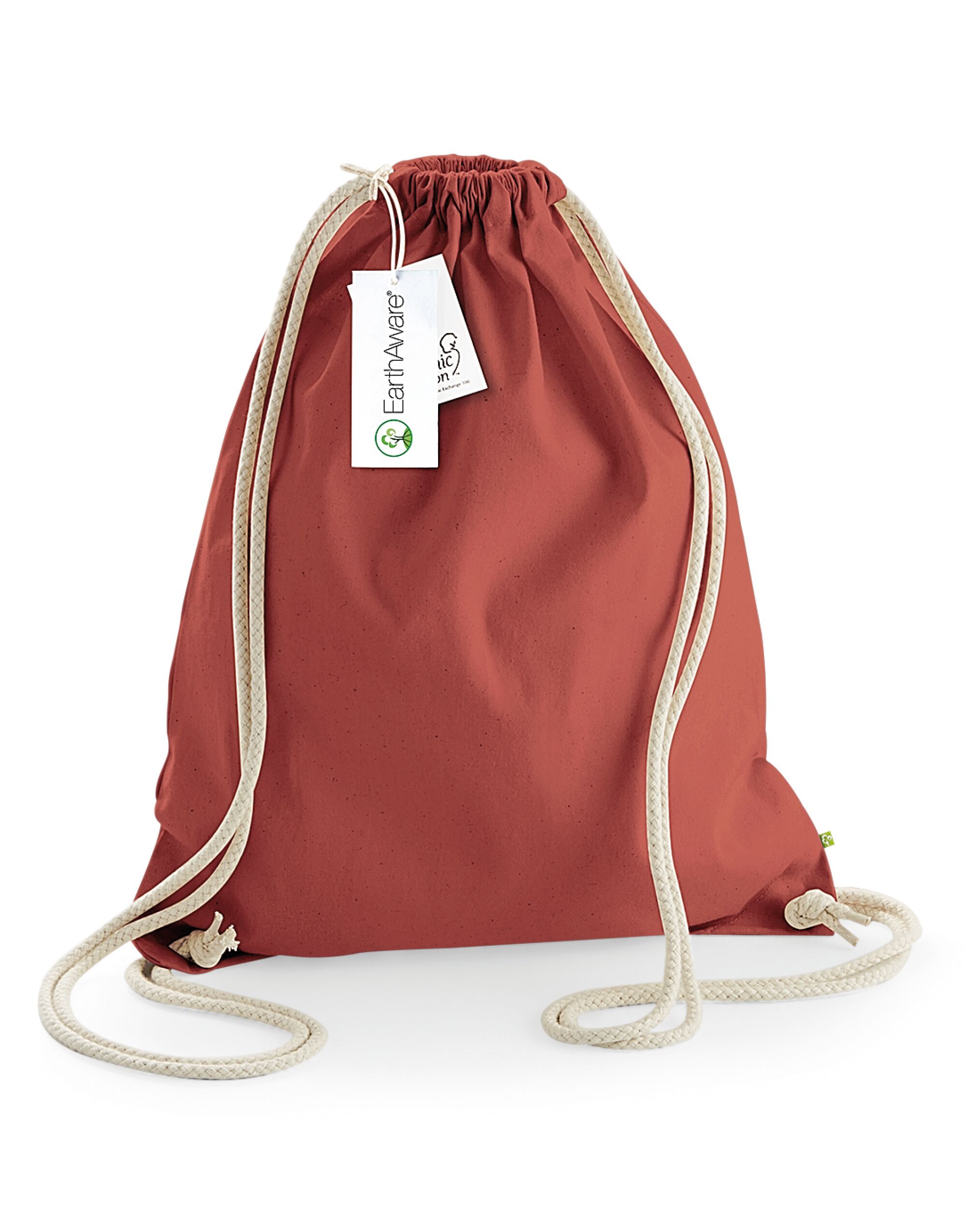 W810 EarthAware® Organic Gymsac Orange Rust
