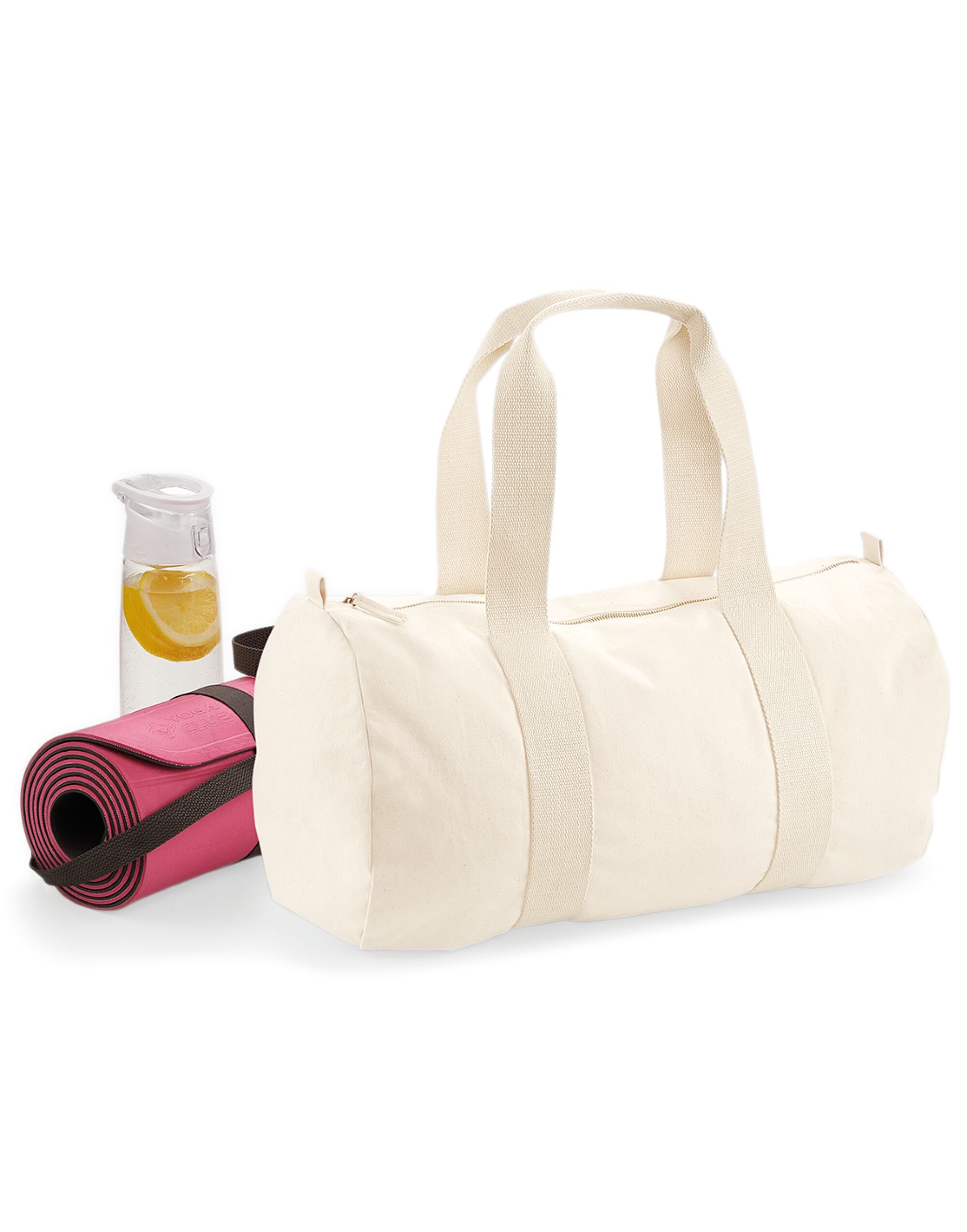 W814 EarthAware® Organic Barrel Bag Natural
