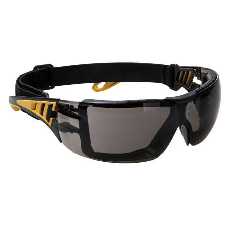 Portwest PS09 Impervious Tech Safety Glasses Smoke