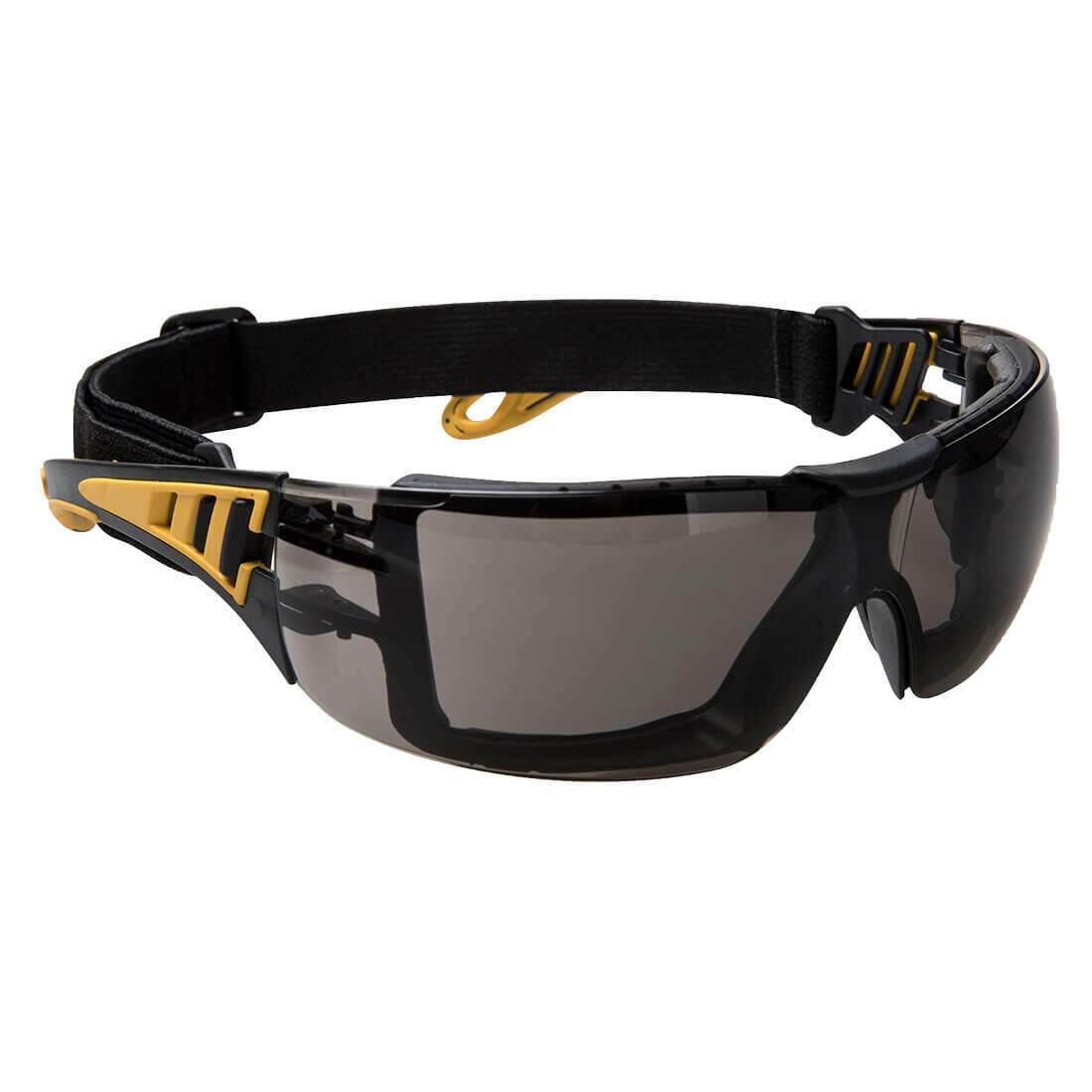 Portwest PS09 Impervious Tech Safety Glasses Smoke