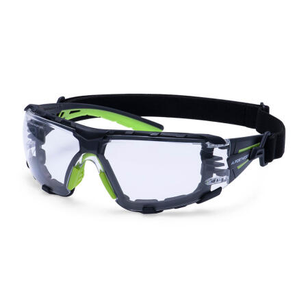 PS28 Tech Look Pro KN Safety Glasses Clear