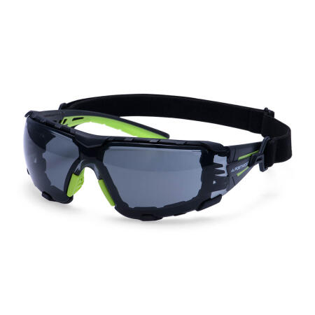 PS28 Tech Look Pro KN Safety Glasses Smoke