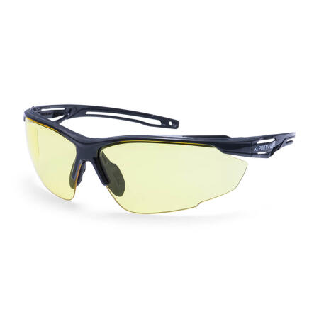 PS36 Anthracite Safety Glasses Amber