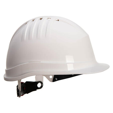 PS62 Expertline Safety Helmet (Wheel Ratchet) White