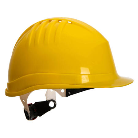 PS62 Expertline Safety Helmet (Wheel Ratchet) Yellow