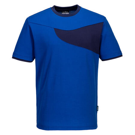 Portwest PW211 PW2 Cotton Comfort T-Shirt S/S Royal/Navy