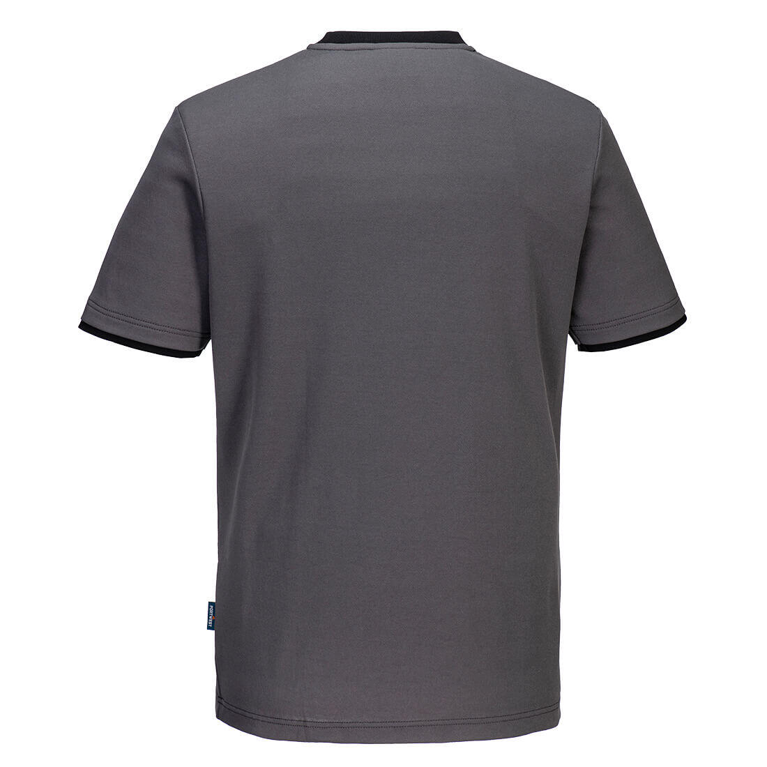 PW211 PW2 Cotton Comfort T-Shirt S/S Zoom Grey/Black - Image 2
