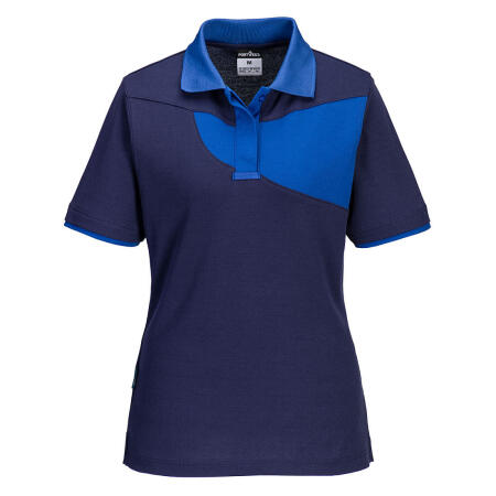 Portwest PW219 PW2 Women's Polo Shirt S/S Navy/Royal