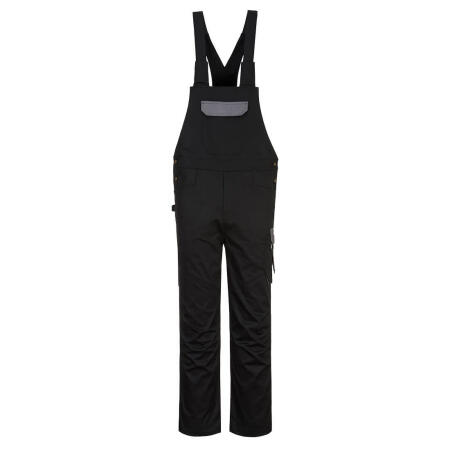 Portwest PW243 PW2 Bib and Brace Black/Zoom Grey
