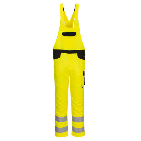 Portwest PW244 PW2 Hi-Vis Bib and Brace Yellow/Black