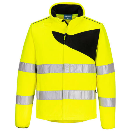 Portwest PW274 PW2 Hi-Vis Fleece Yellow/Black