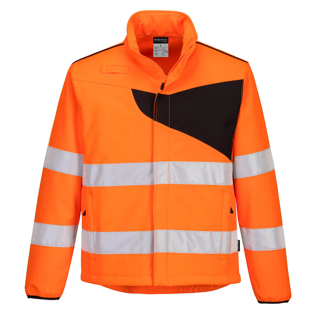 PW275 PW2 Hi-Vis Softshell (2L) Orange/Black