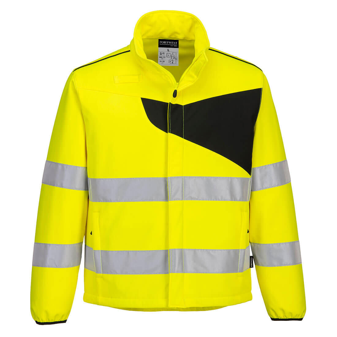 Portwest PW275 PW2 Hi-Vis Softshell (2L) Yellow/Black