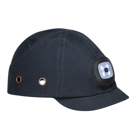 Portwest PW29 USB Rechargeable LED Bump Cap Navy