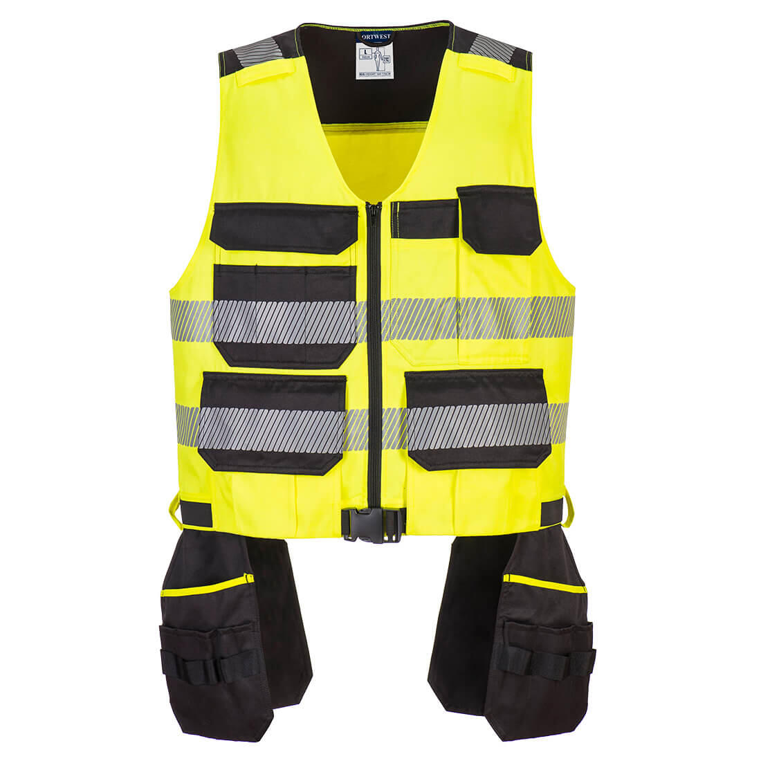 PW308 PW3 Hi-Vis Class 1 Tool Vest Yellow/Black