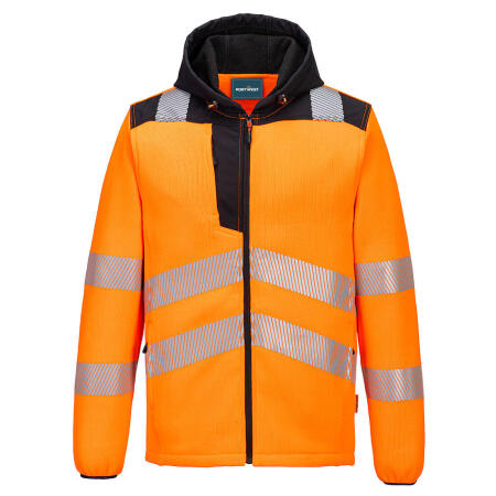 PW335 PW3 Hi-Vis Technical Fleece Orange/Black