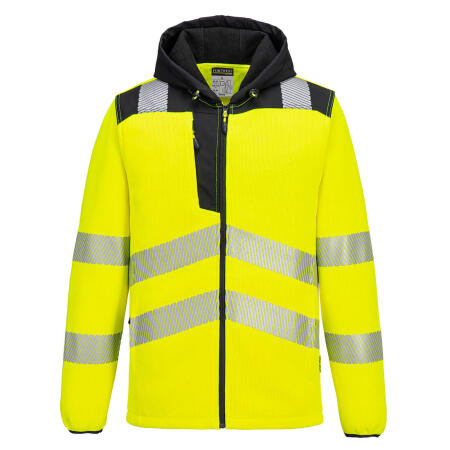 PW335 PW3 Hi-Vis Technical Fleece Yellow/Black
