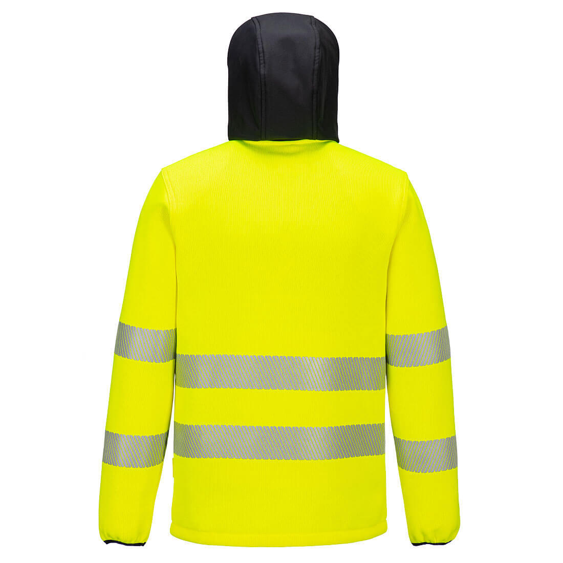 PW335 PW3 Hi-Vis Technical Fleece Yellow/Black - Image 2