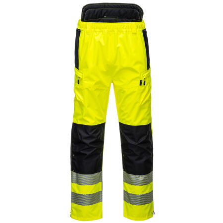 PW342 PW3 Hi-Vis Extreme Rain Trousers Yellow/Black