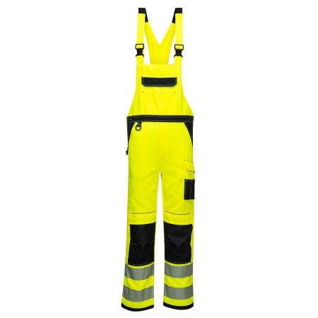 PW344 PW3 Hi-Vis Bib and Brace Yellow/Black