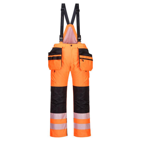 PW351 PW3 Hi-Vis Winter Trousers Orange/Black