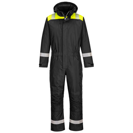 PW353 PW3 Winter Coverall Black/Yellow