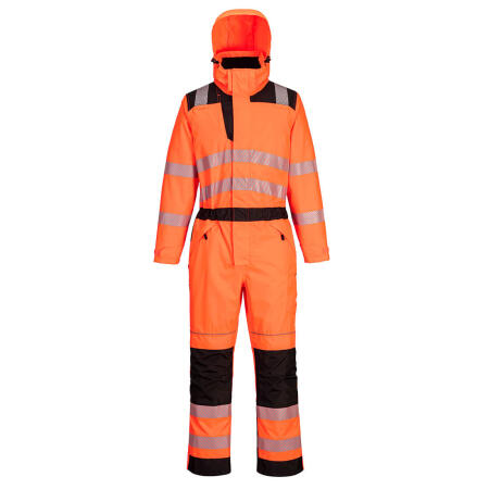 PW355 PW3 Hi-Vis Rain Coverall Orange/Black