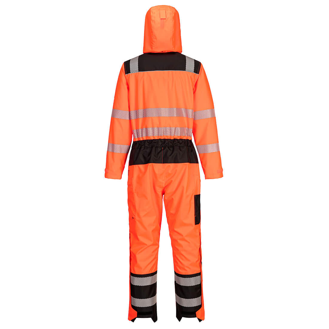 PW355 PW3 Hi-Vis Rain Coverall Orange/Black - Image 2