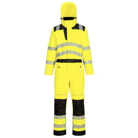 PW355 PW3 Hi-Vis Rain Coverall Yellow/Black