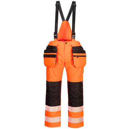 PW356 PW3 Hi-Vis Rain Trousers Orange/Black