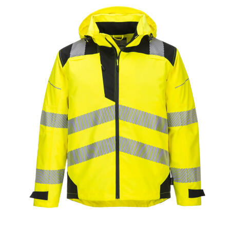 PW360 PW3 Hi-Vis Extreme Rain Jacket Yellow/Black