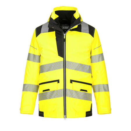 PW367 PW3 Hi-Vis Breathable 5-in-1 Jacket Yellow/Black