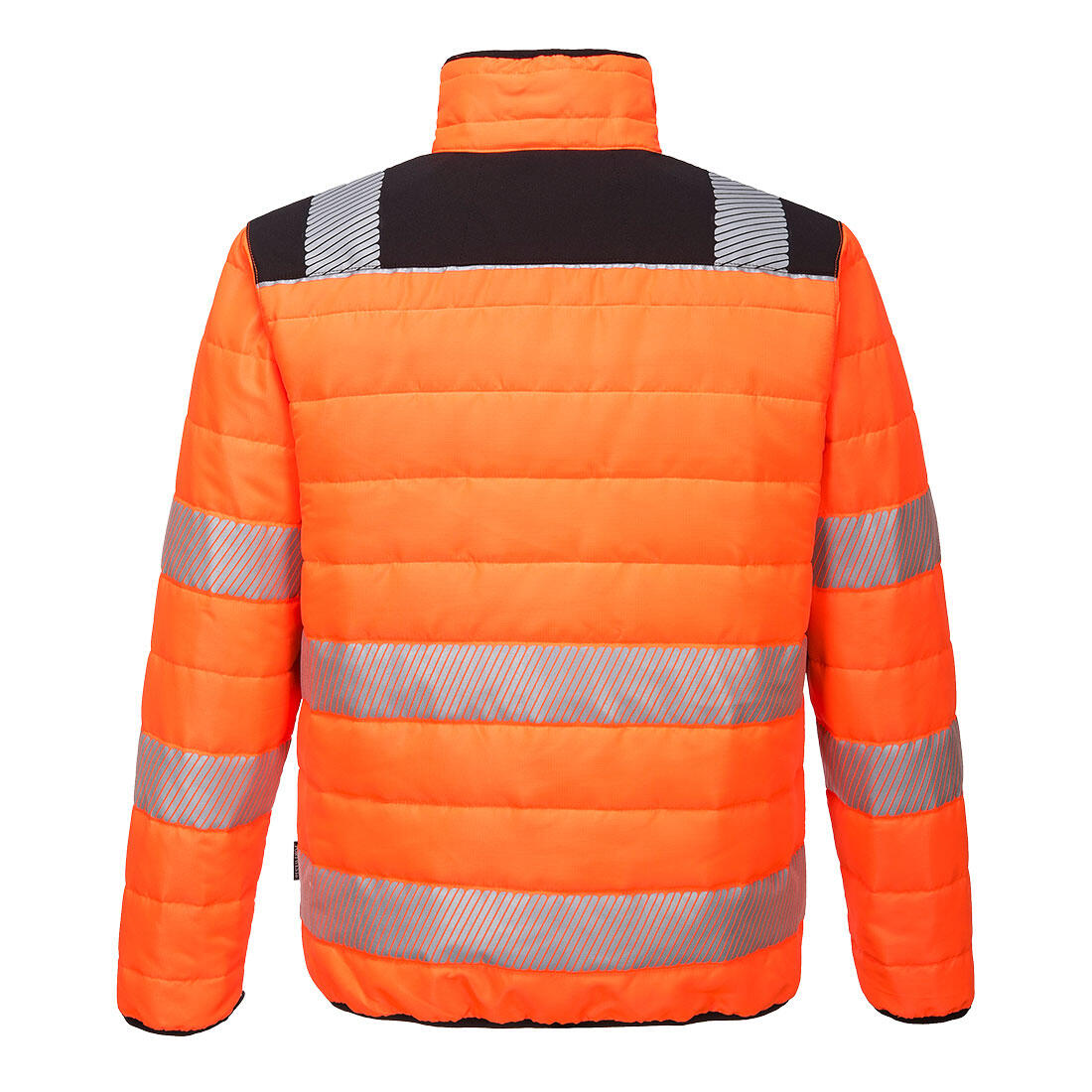 PW371 PW3 Hi-Vis Baffle Jacket Orange/Black - Image 2