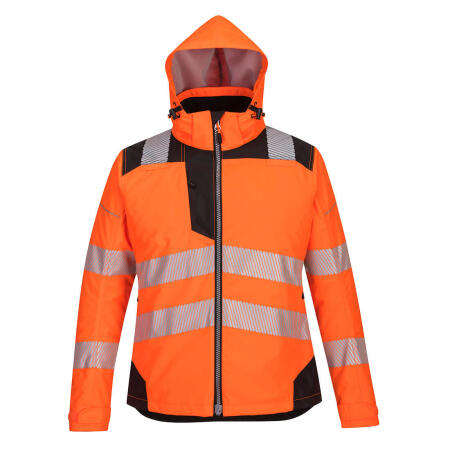PW382 PW3 Hi-Vis Women's Winter Jacket Orange/Black